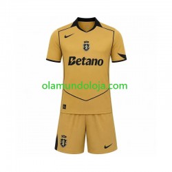 Camisola Sporting CP Criança Equipamento Segundo 2026-2027 Manga Curta